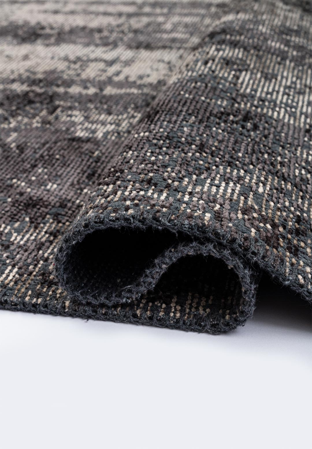 FLUX CHARCOAL - BEIGE RUG