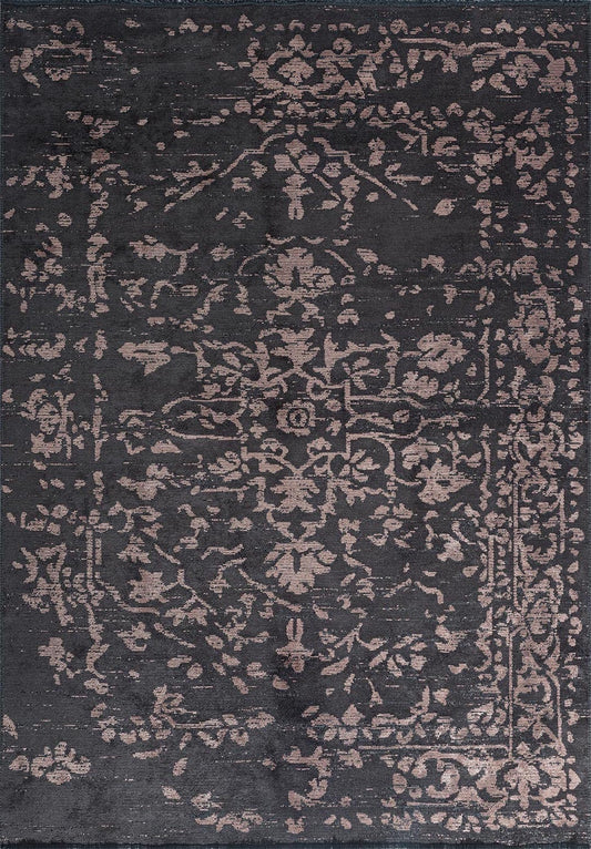 FLORA COPPER - CHARCOAL RUG