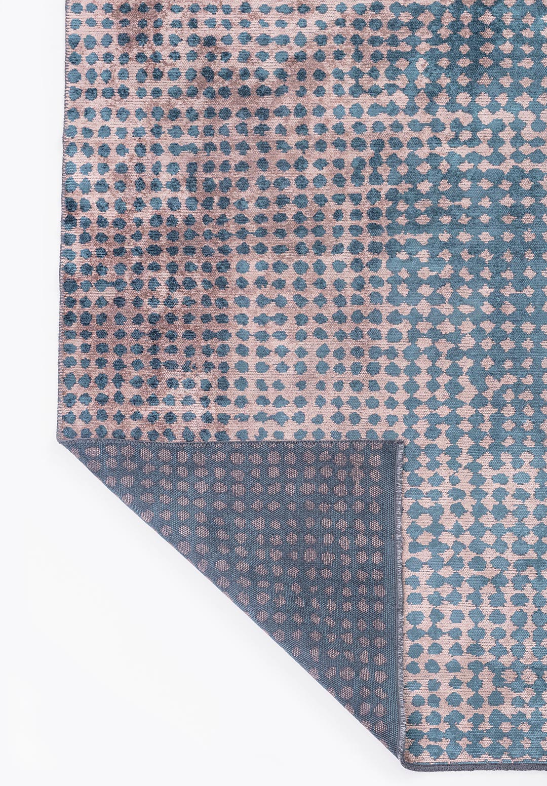 DOTS COPPER- PETROL RUG