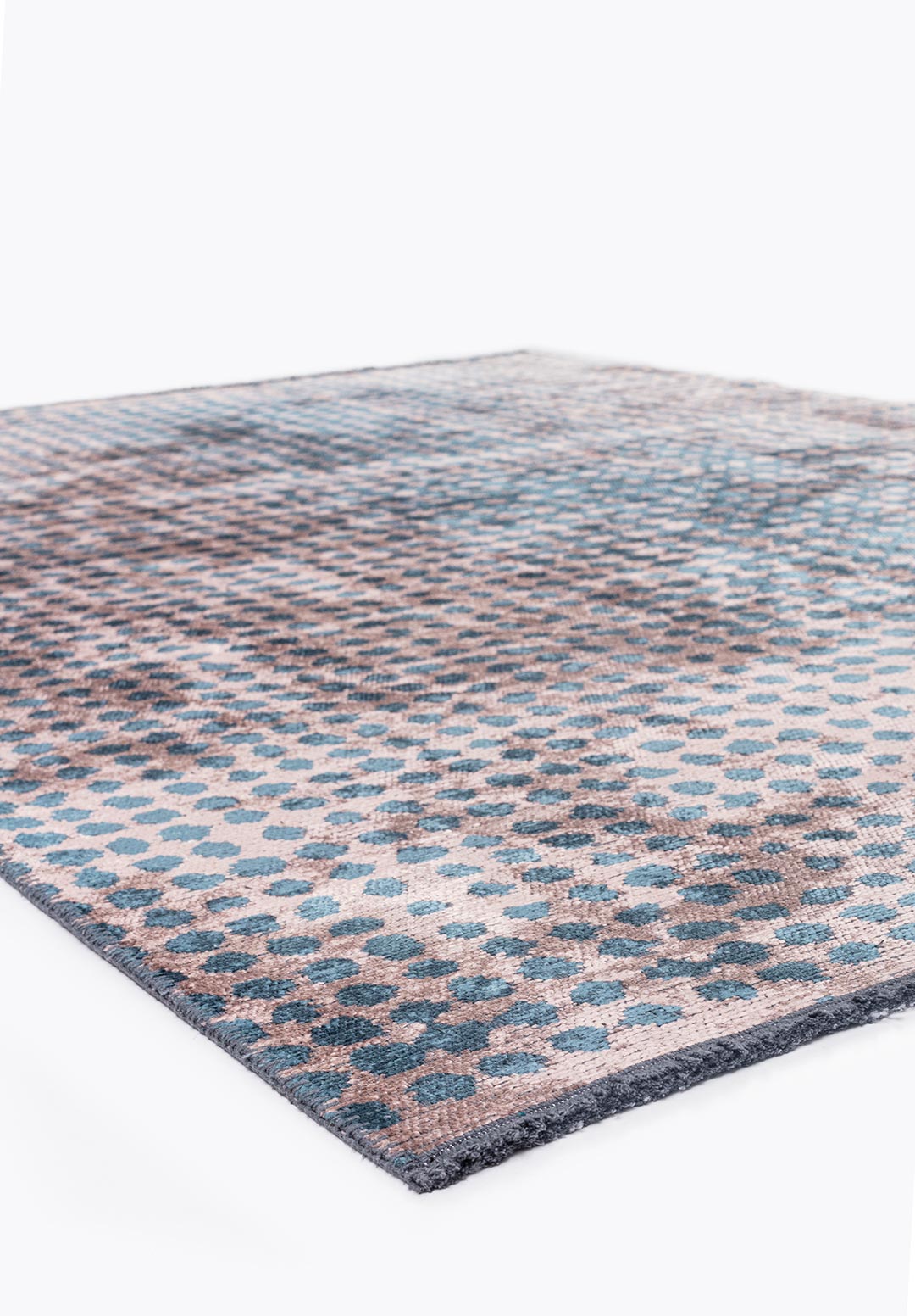 DOTS COPPER- PETROL RUG