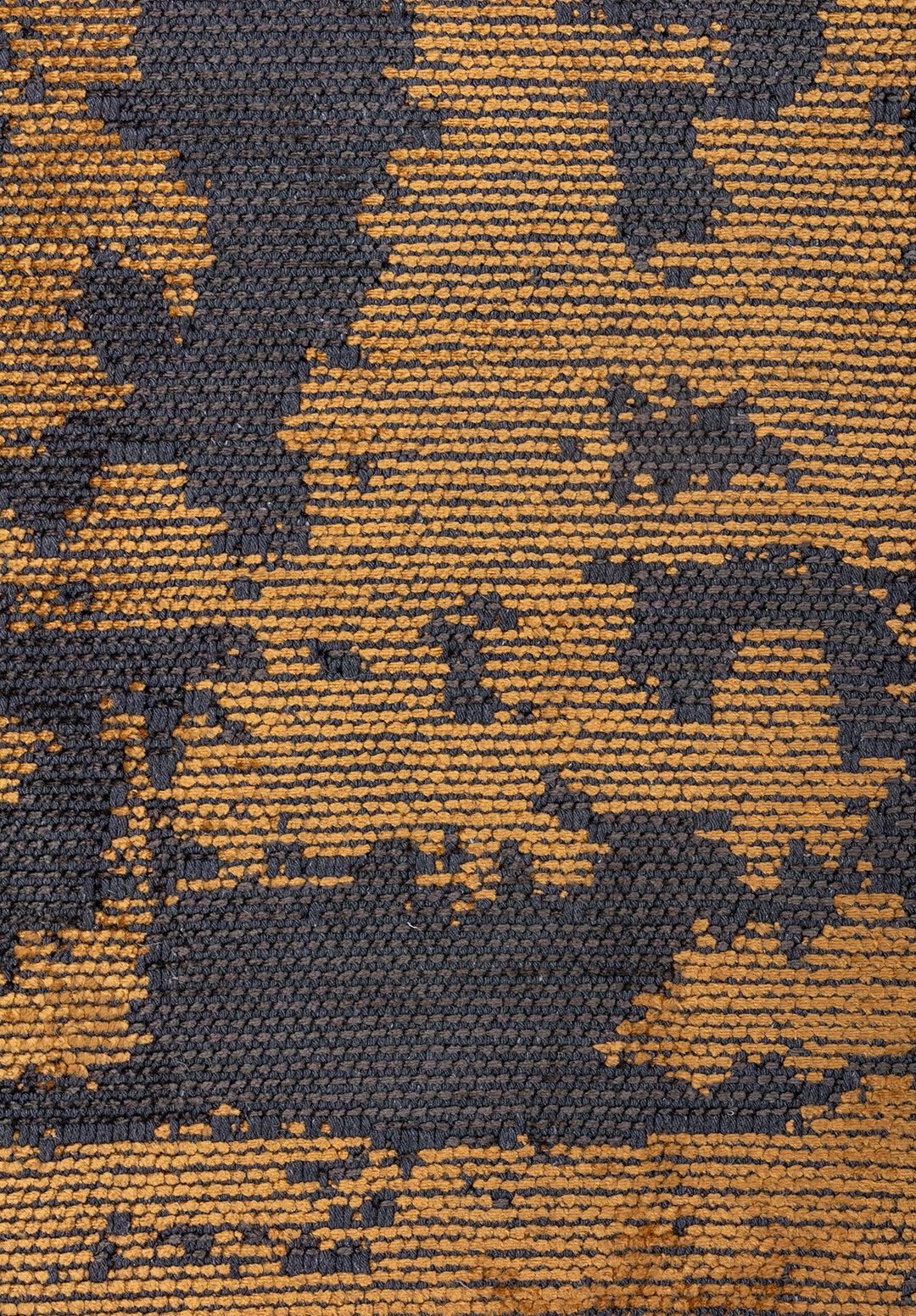 RISE ANTHRACITE - MUSTARD RUG