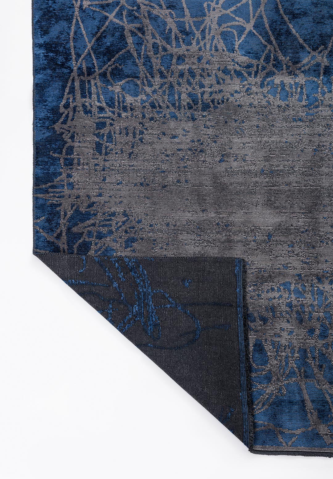 SPLASH NAVY BLUE - GREY RUG