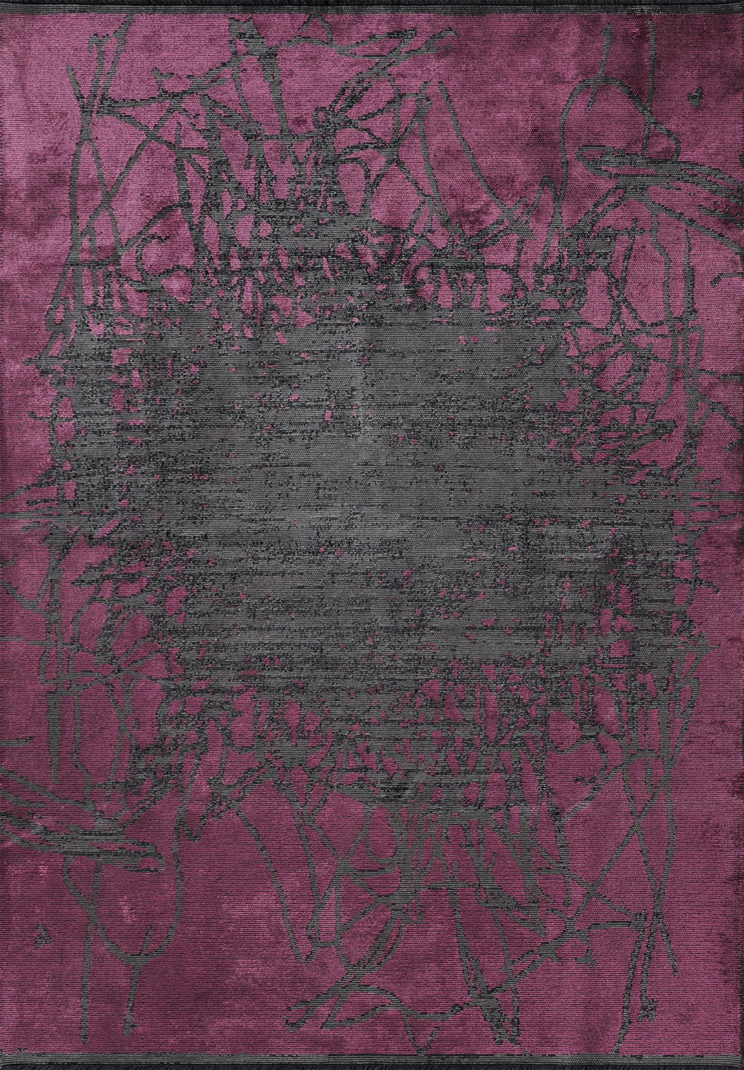 SPLASH PINK - GREY RUG