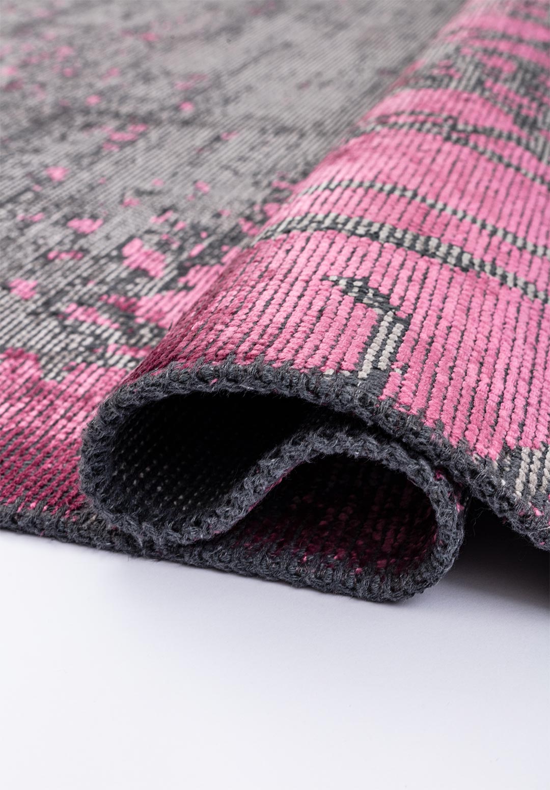 SPLASH PINK - GREY RUG