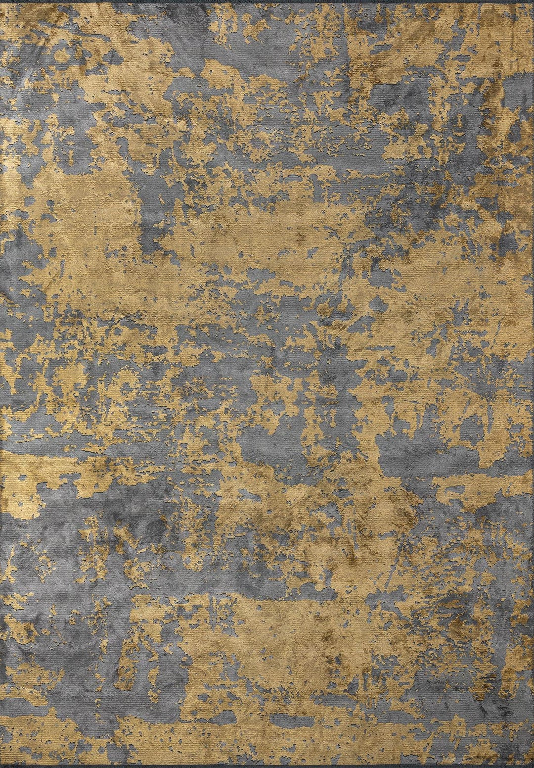 INK GOLD - GREY RUG