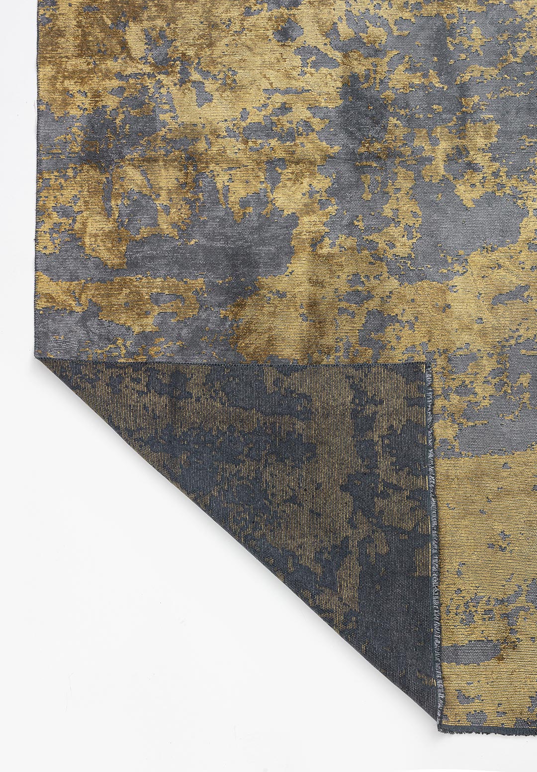 INK GOLD - GREY RUG