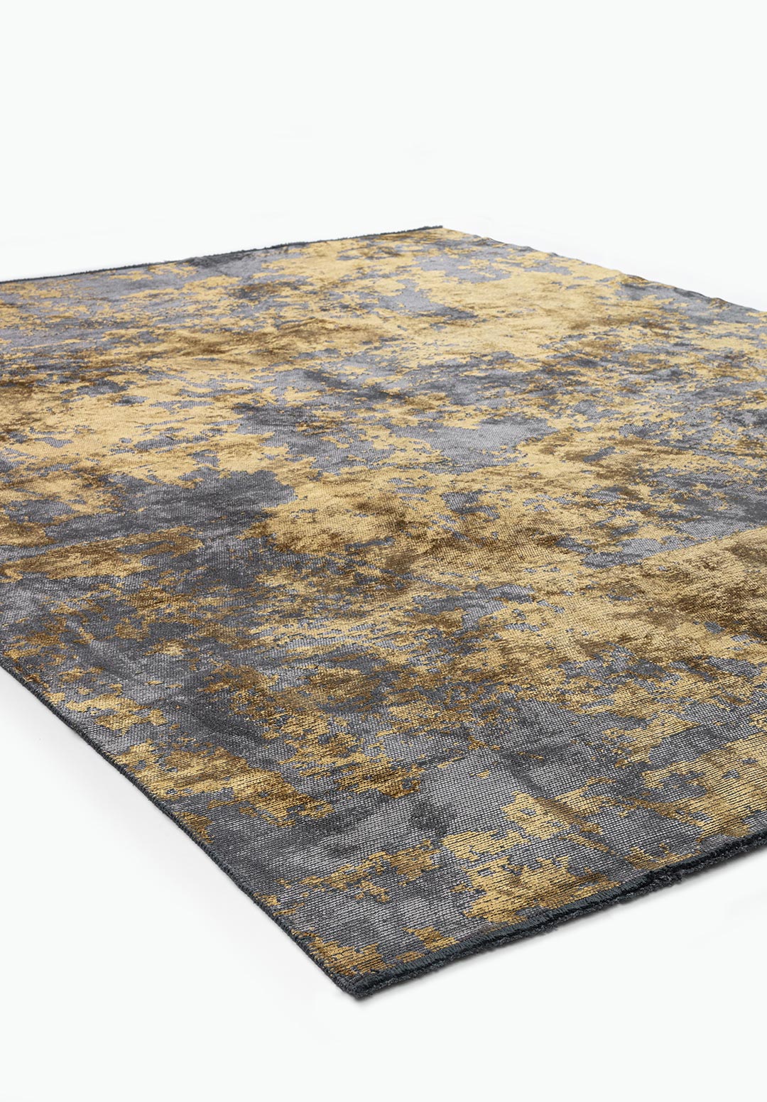 INK GOLD - GREY RUG