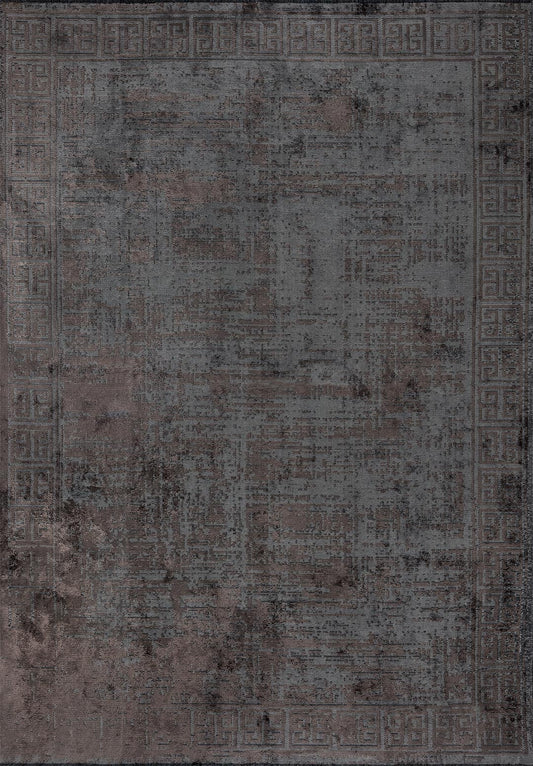 ANCIENT DARK MINK - GREY RUG