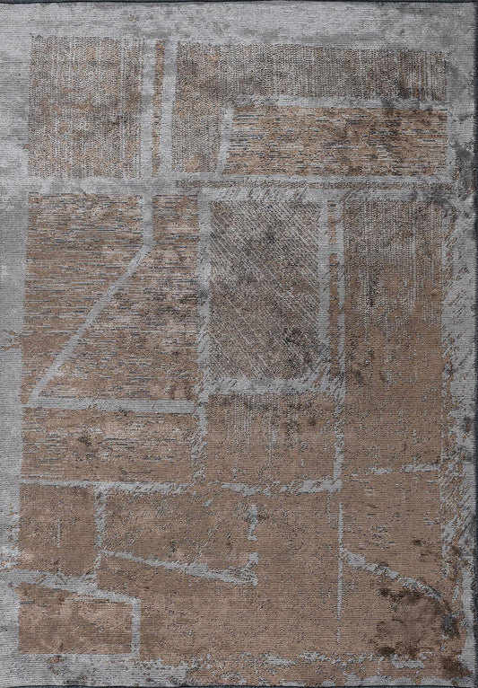 PANORAMA MINK - GREY RUG