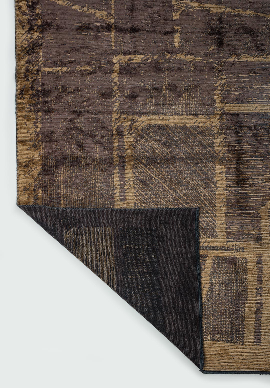 PANORAMA DARK MINK - LIGHT BROWN RUG