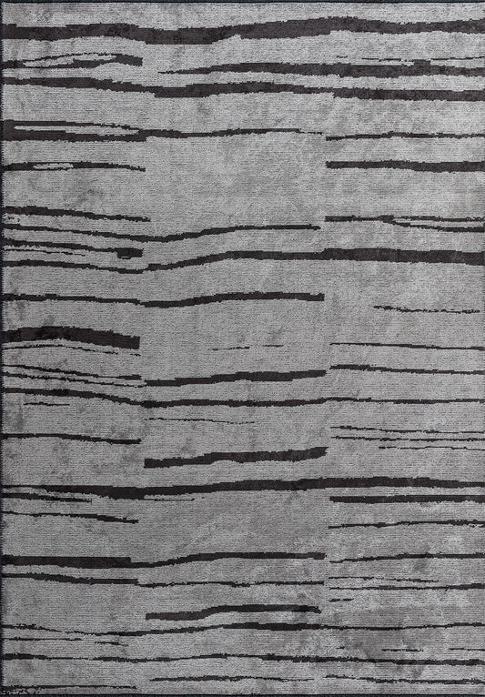 FLOW CHARCOAL - GREY RUG