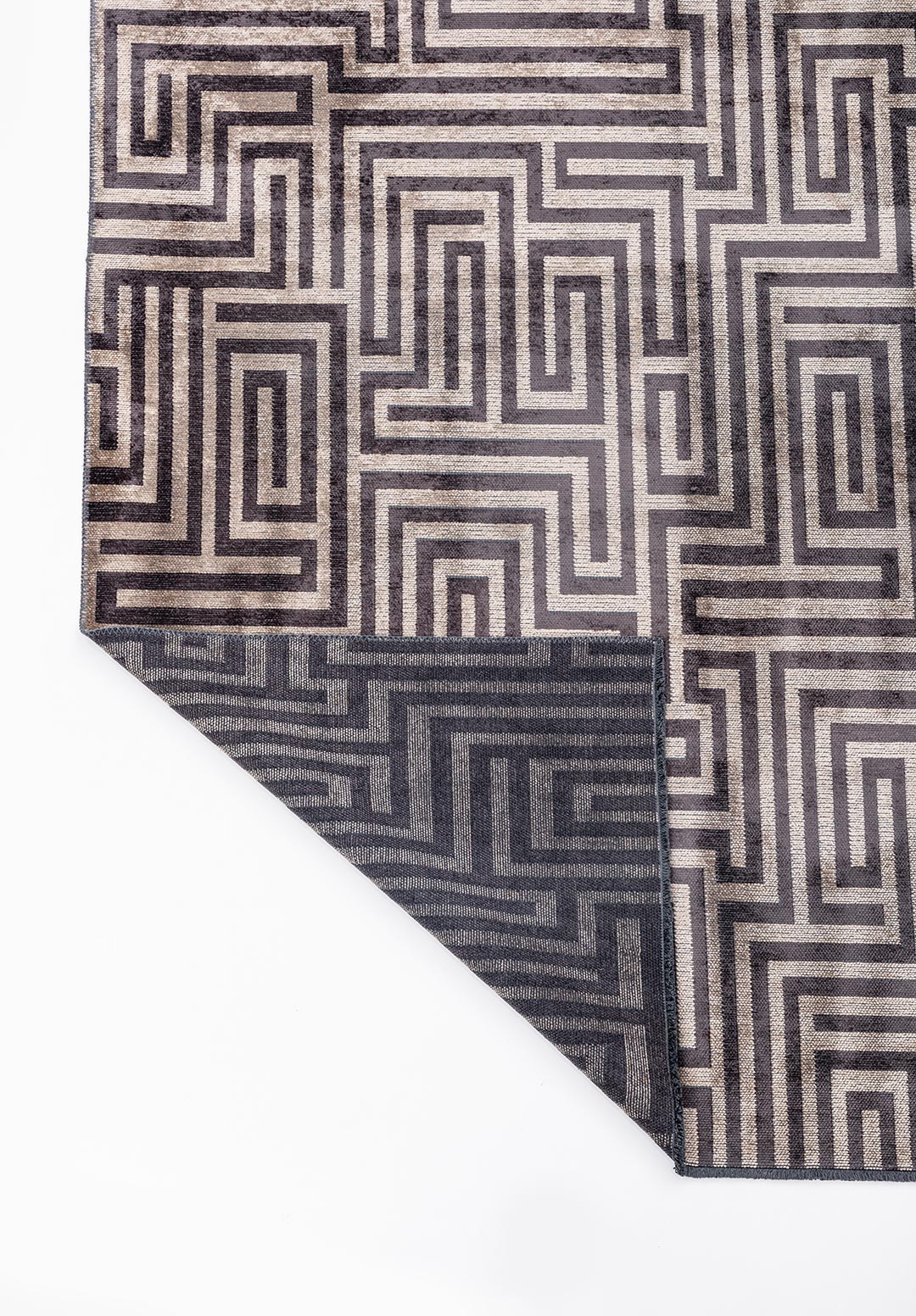 NEST CHARCOAL - BEIGE RUG