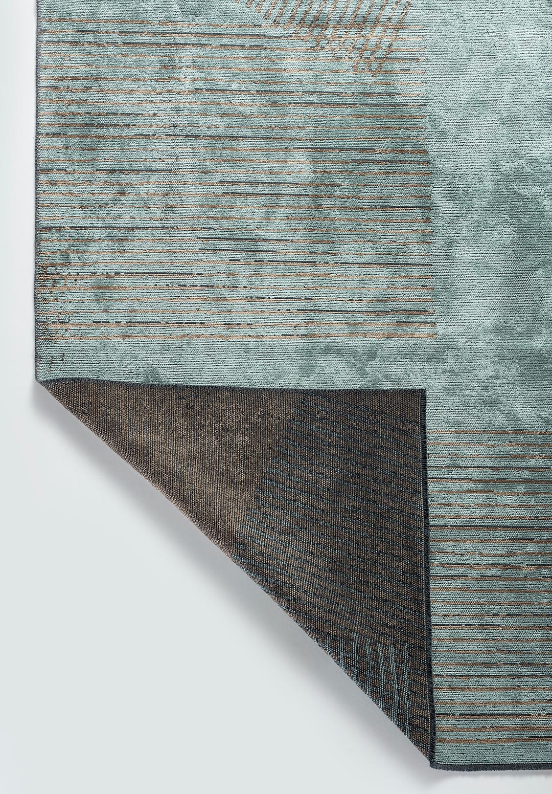 MATRIX RIVER GREEN - MINK RUG