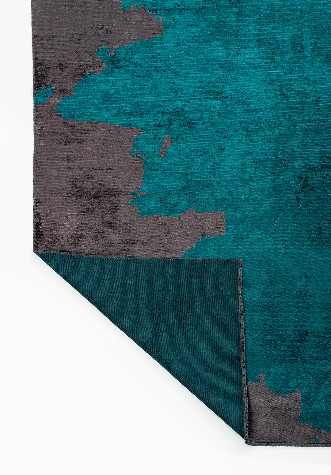 COAST DARK TURQUOISE - CHARCOAL RUG