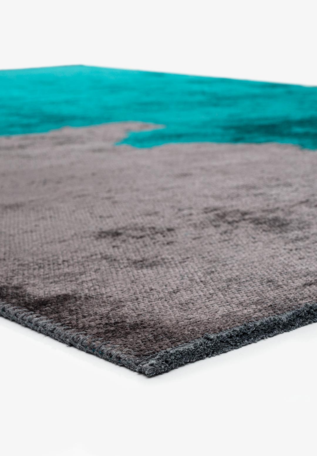 COAST DARK TURQUOISE - CHARCOAL RUG