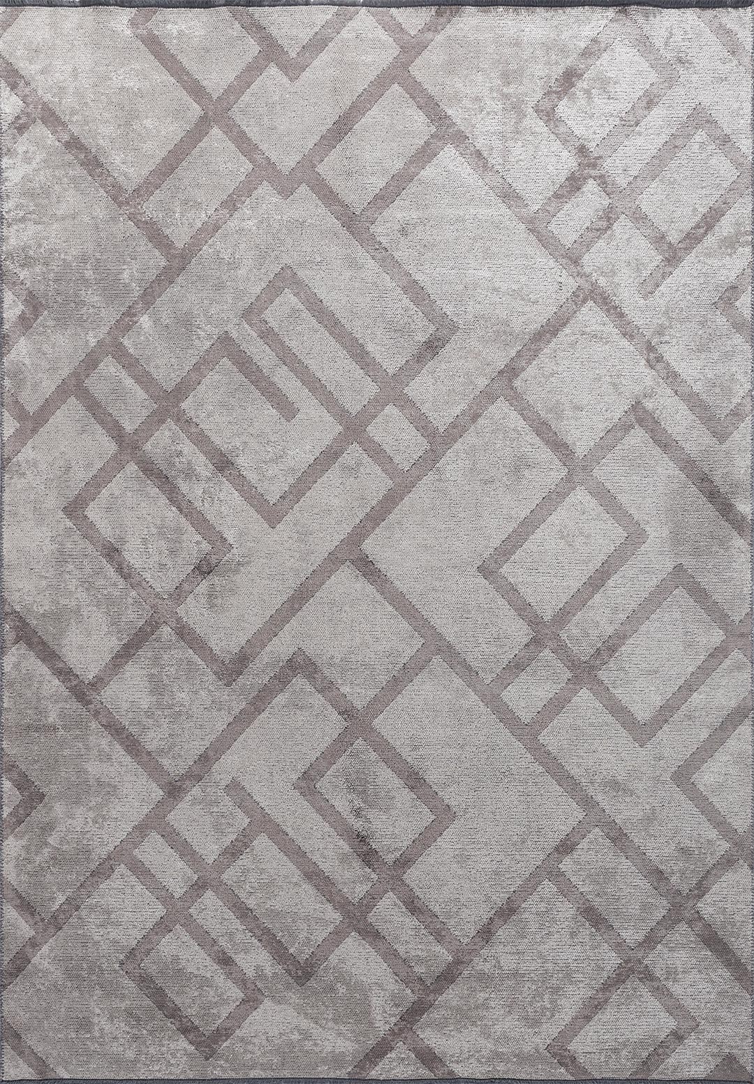 CHANNEL LIGHT GREY - DARK GREY RUG