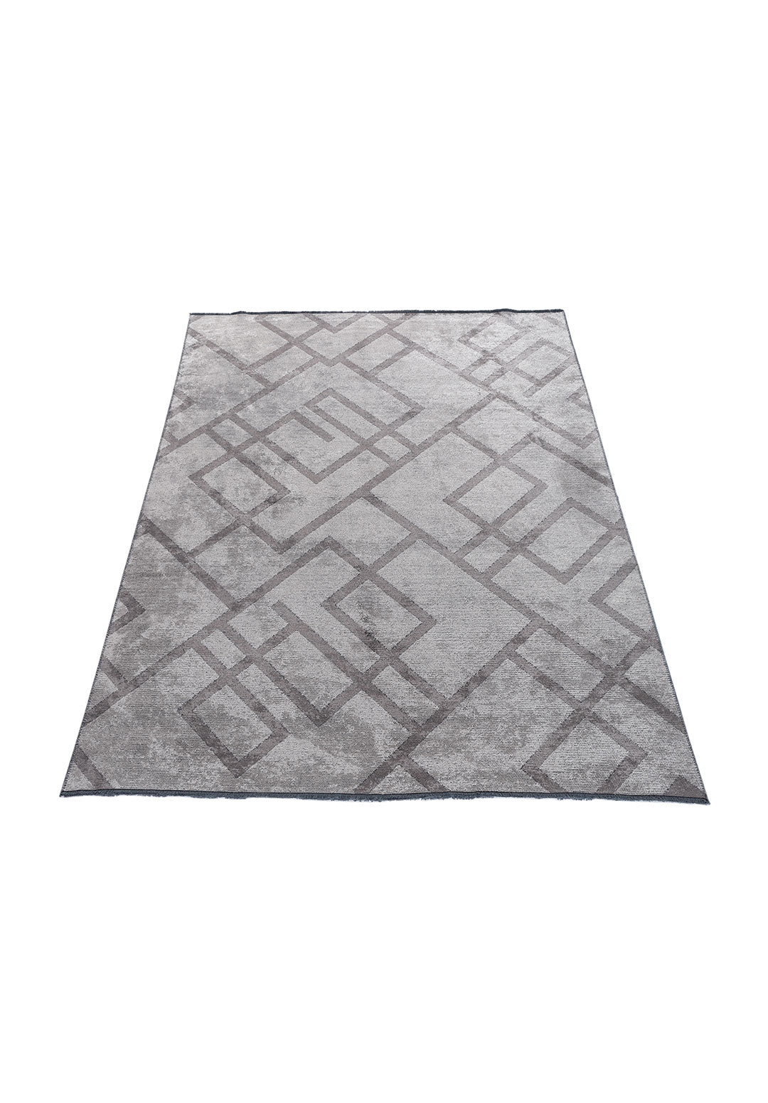 CHANNEL LIGHT GREY - DARK GREY RUG