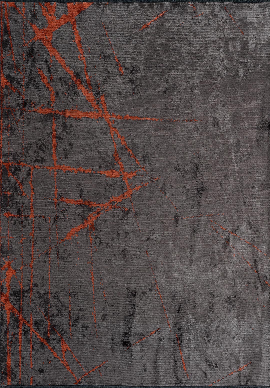 CRACK DARK TERRA - CHARCOAL RUG