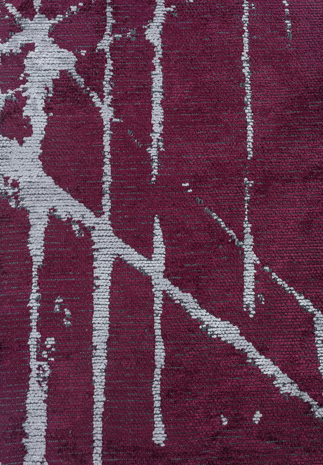 CRACK ICE BLUE - DARK DAMSON RUG