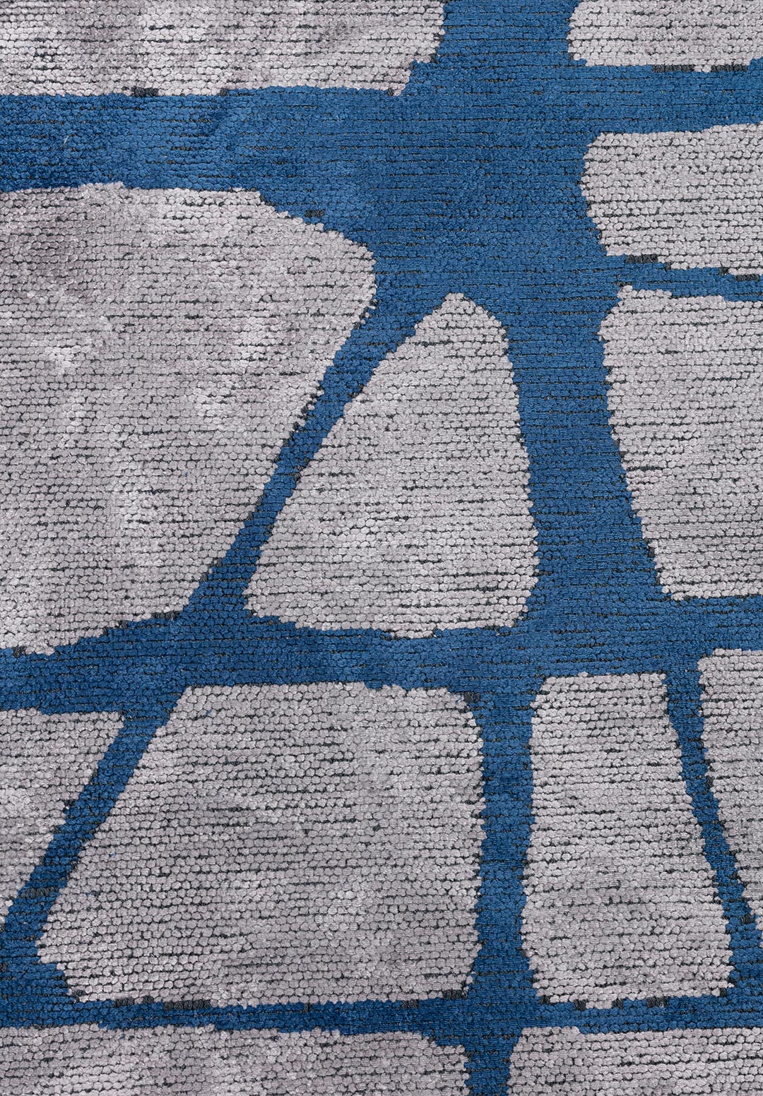 WEB NAVY BLUE - LIGHT GREY RUG