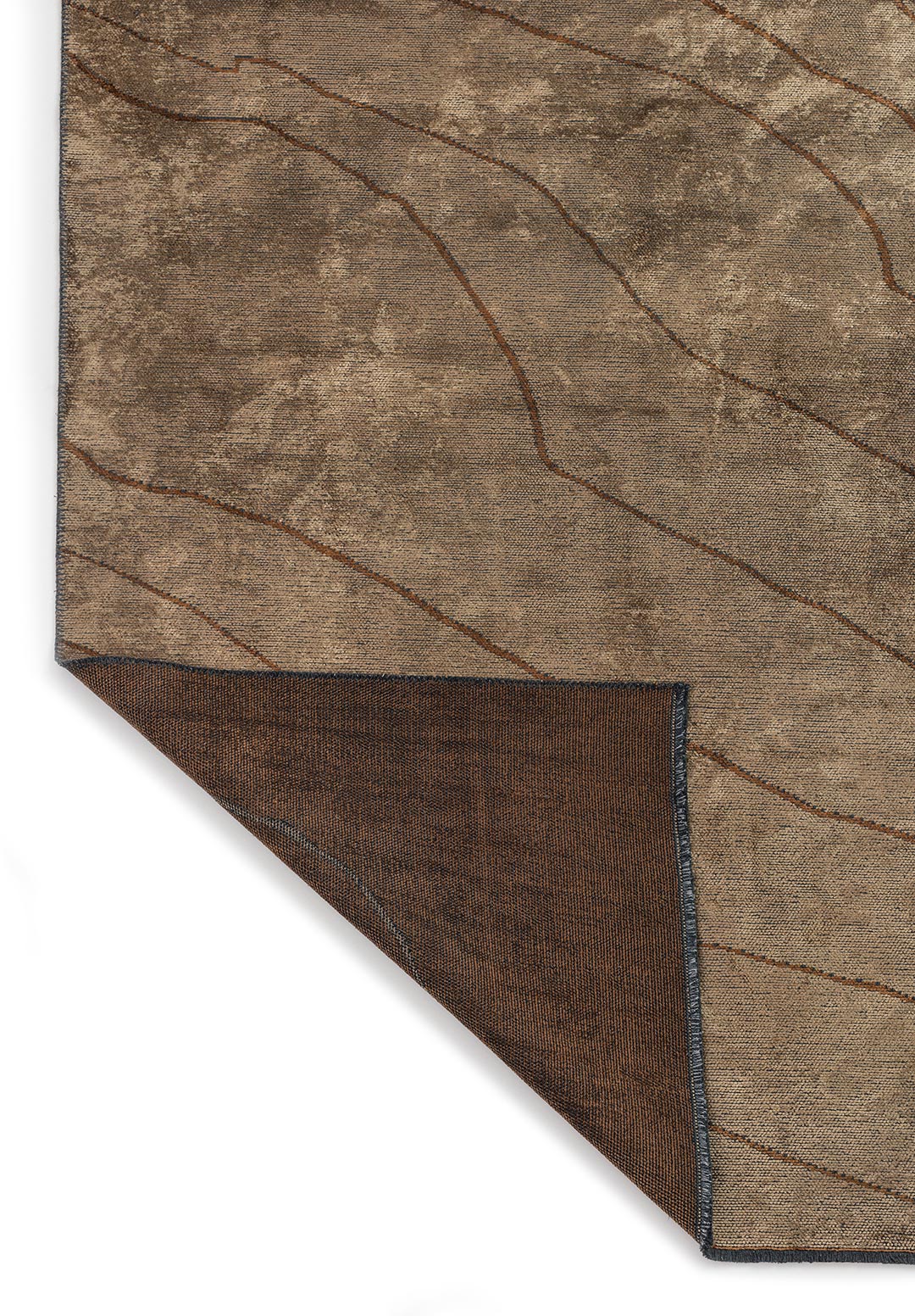 CURVE LIGHT BROWN - CACAO RUG