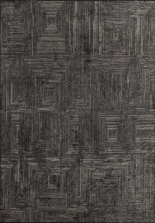 SICILY CHARCOAL - BEIGE RUG