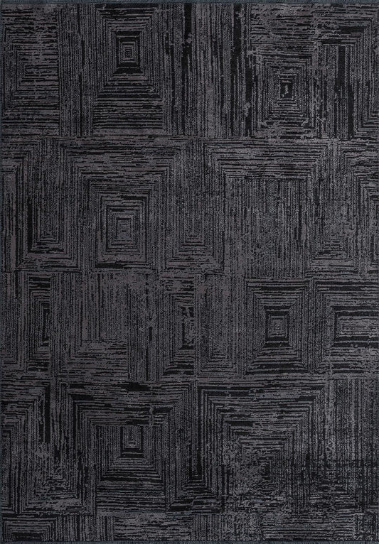 SICILY CHARCOAL - BLACK RUG