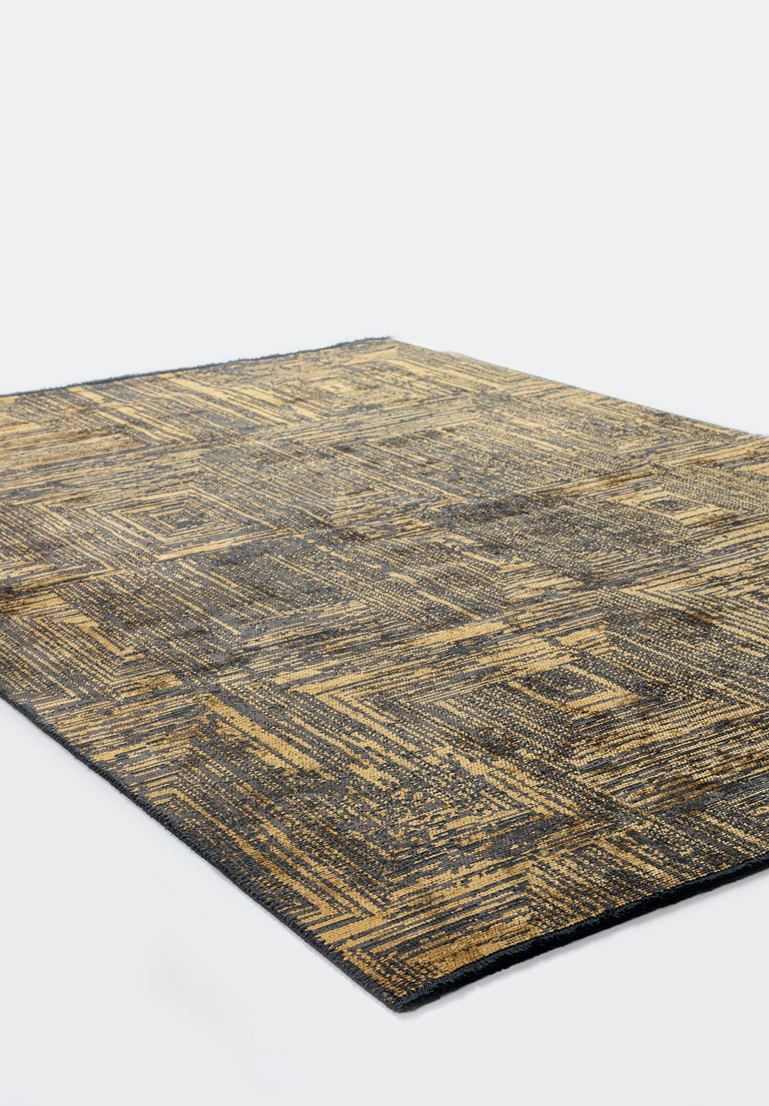 SICILY ANTHRACITE - GOLD RUG