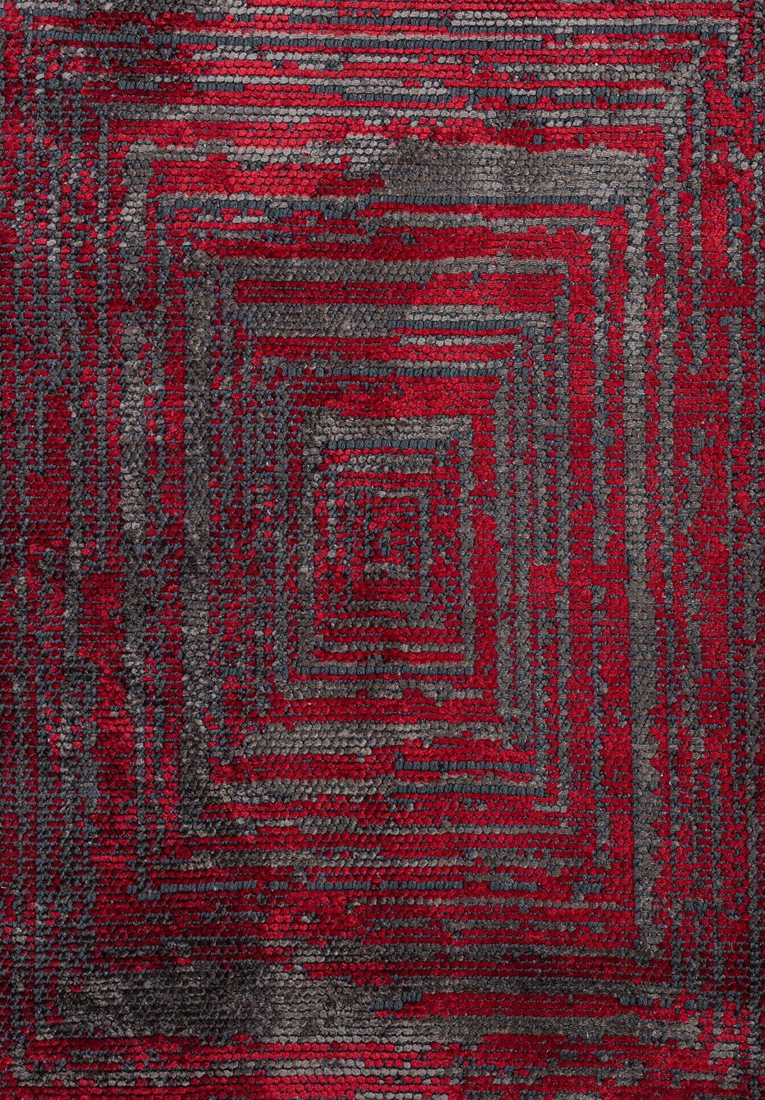 SICILY RED - ANTHRACITE RUG