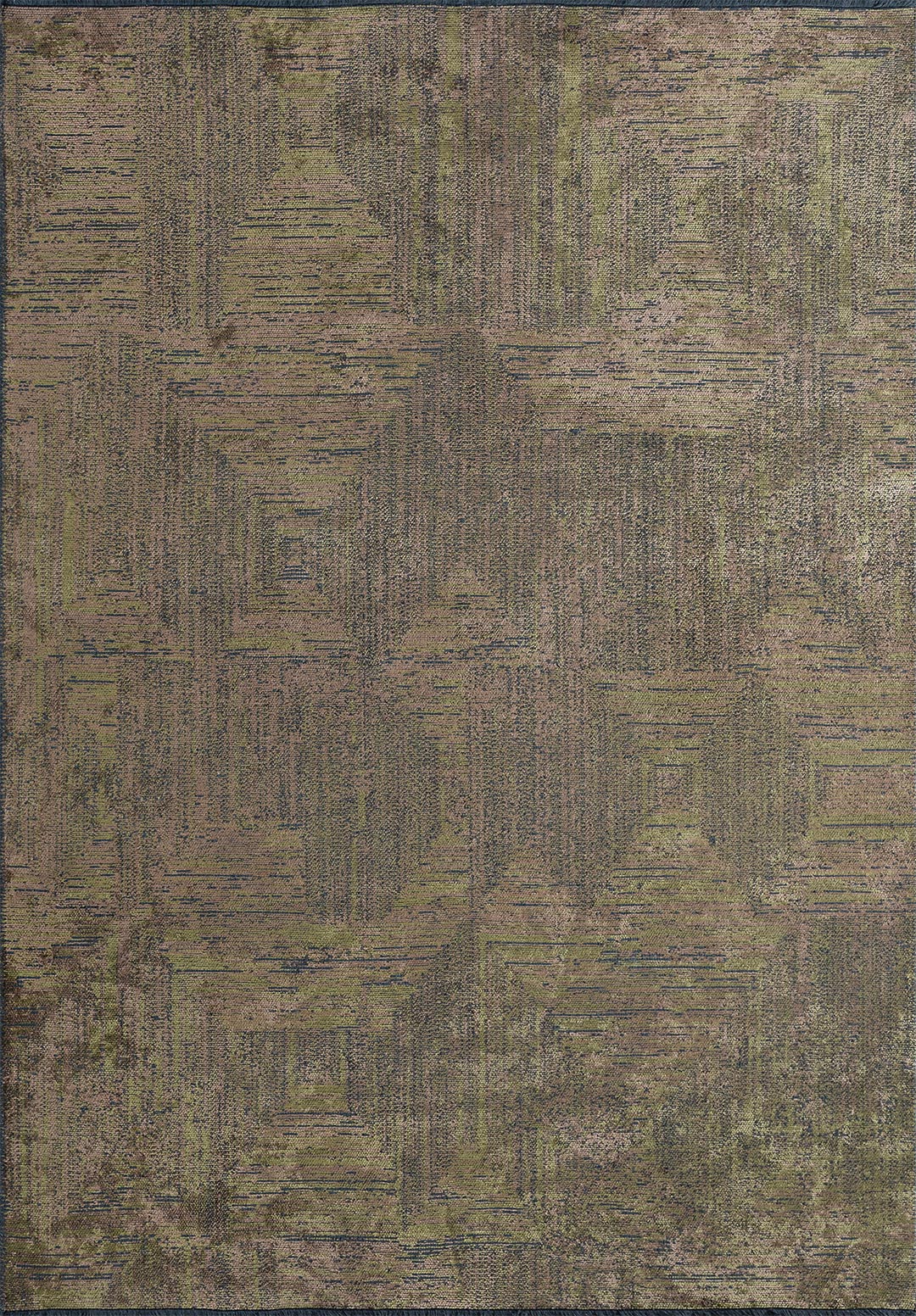 SICILY LIGHT BROWN - GREEN RUG