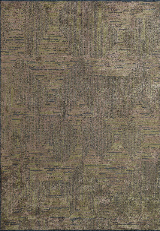 SICILY LIGHT BROWN - GREEN RUG