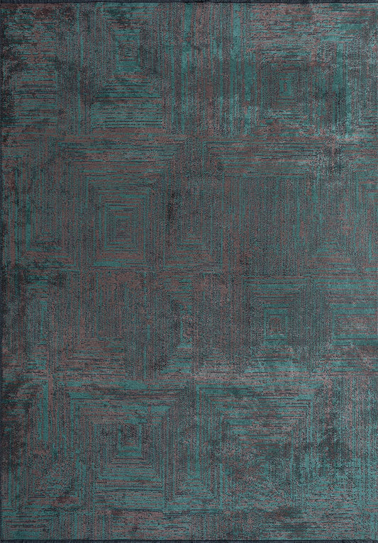 SICILY DARK MINK - DARK GREEN RUG