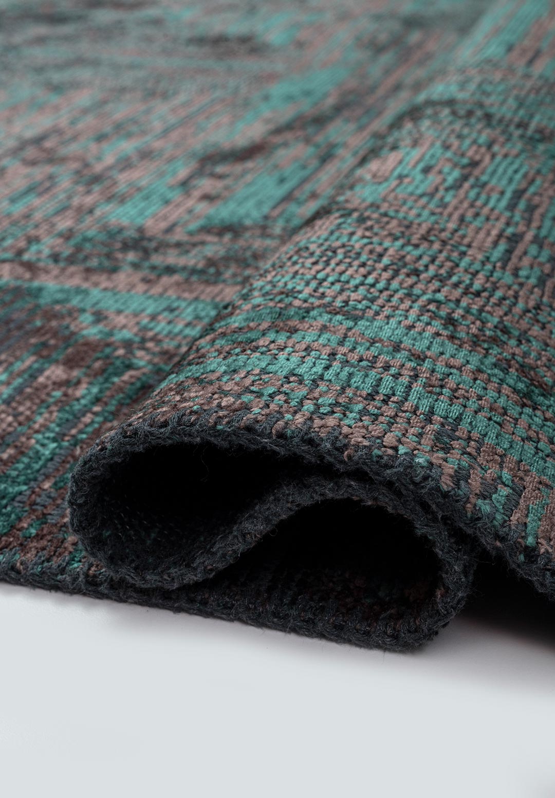 SICILY DARK MINK - DARK GREEN RUG