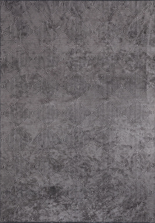 COSMOS LIGHT GREY - CHARCOAL RUG