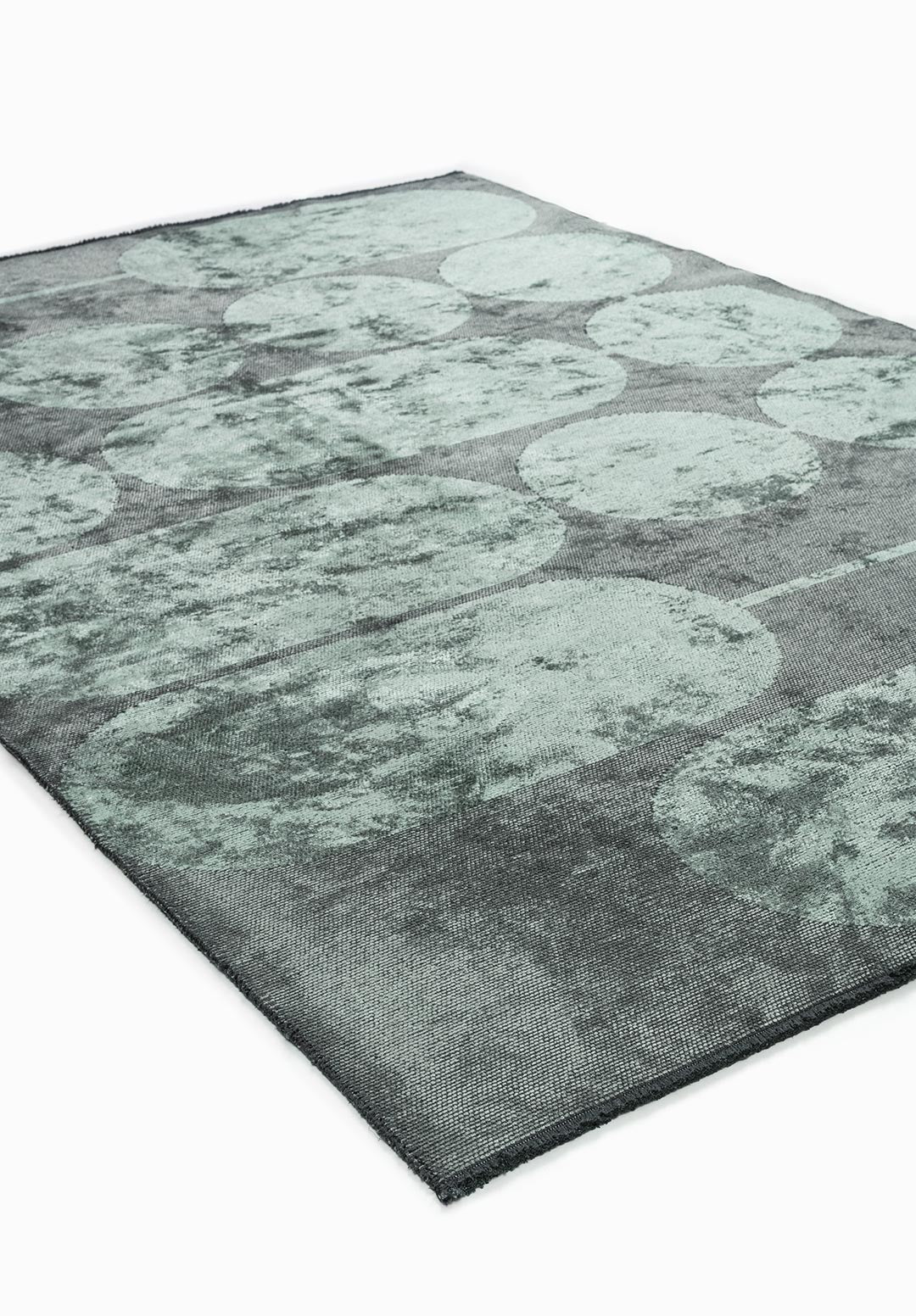 DIAGRAM RIVER GREEN RUG