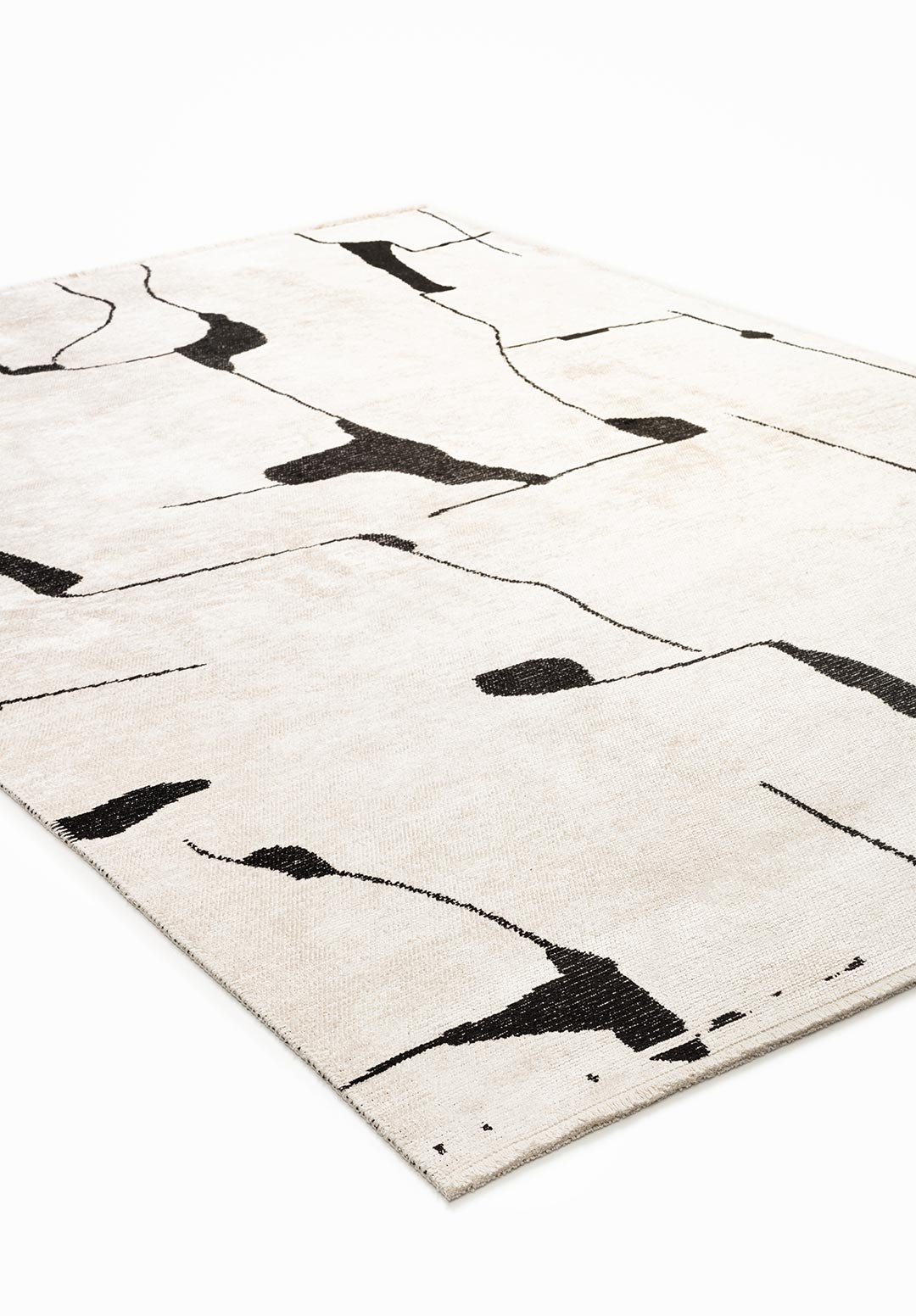 ATLAS BLACK - ECRU RUG