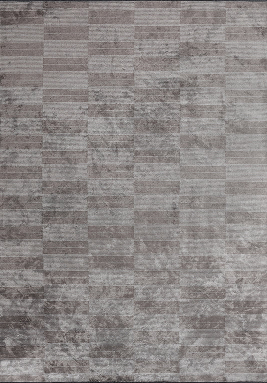 GLITCH DARK GREY - LIGHT GREY RUG