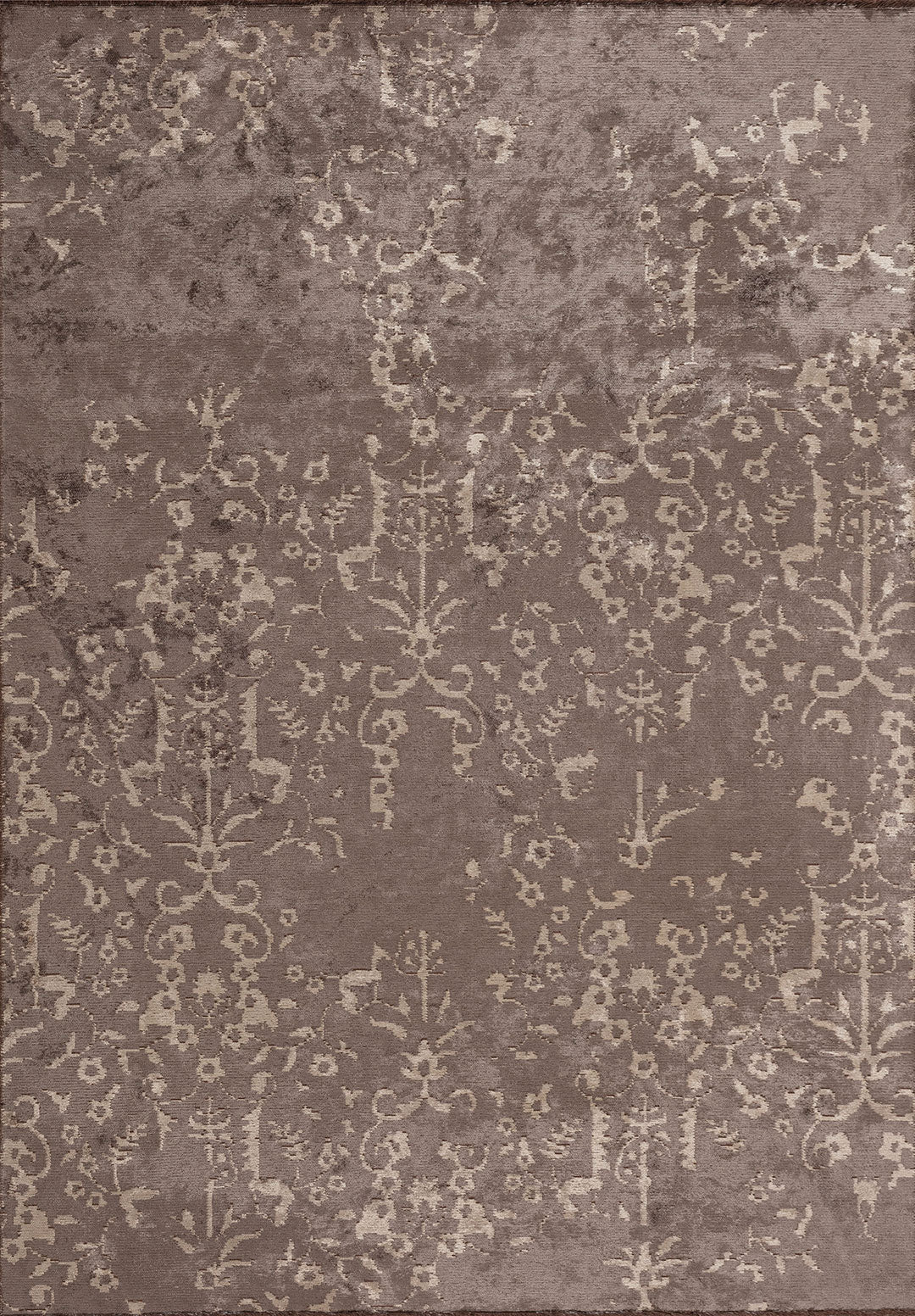 REGAL CREAM - DARK GREY RUG