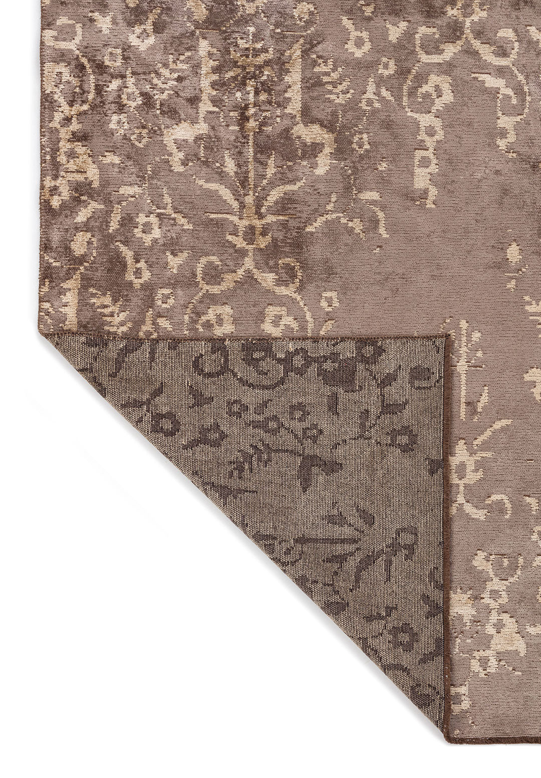 REGAL CREAM - DARK GREY RUG