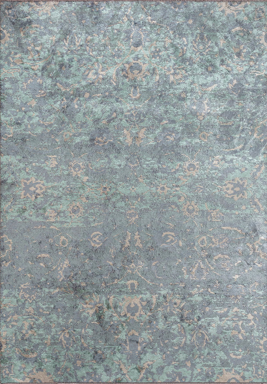 DREAM BEIGE - BLUE - RIVER GREEN RUG