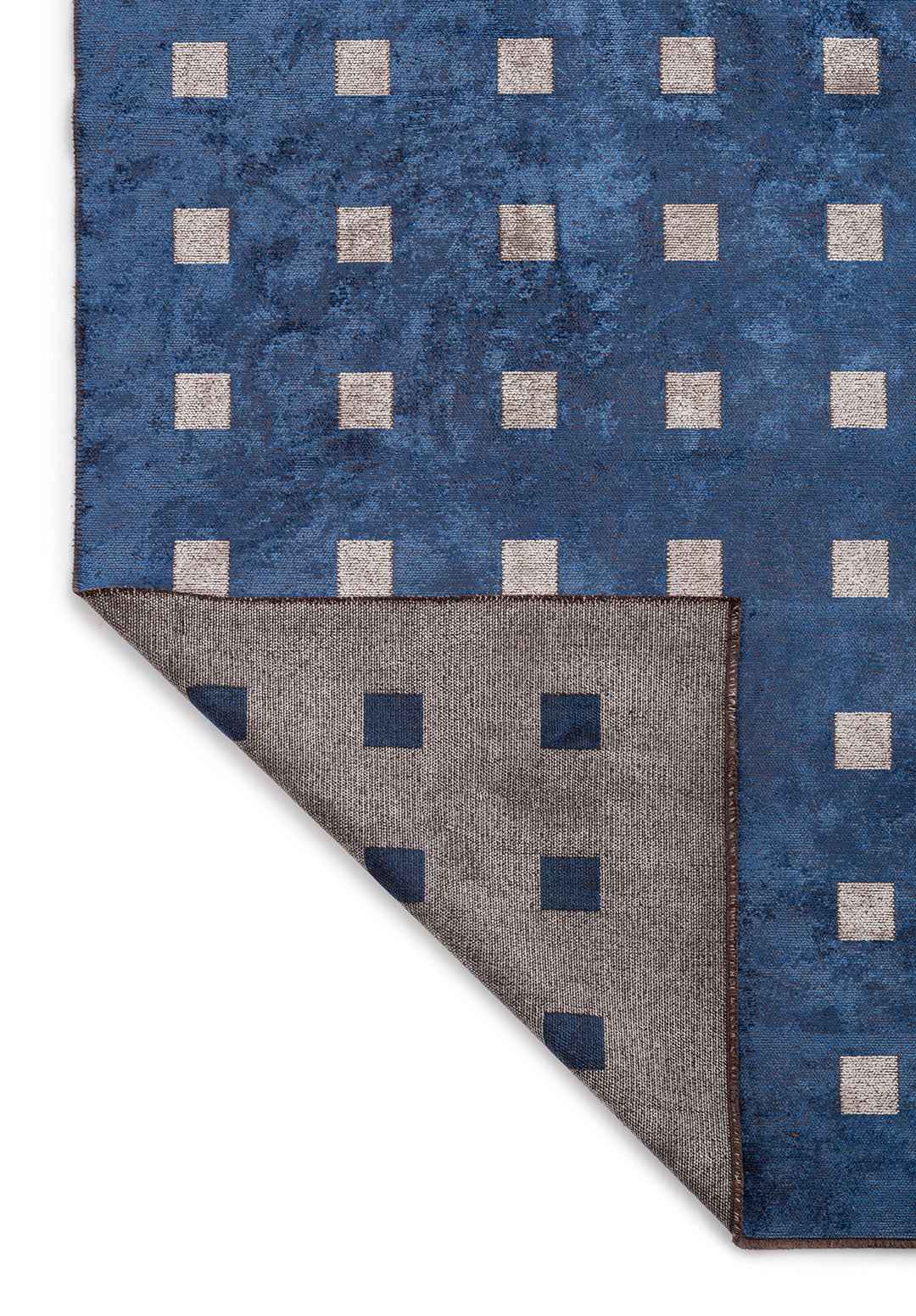 HARMONY NAVY BLUE - BONE RUG