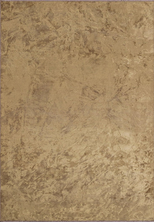 PLAIN LIGHT BROWN (M) RUG