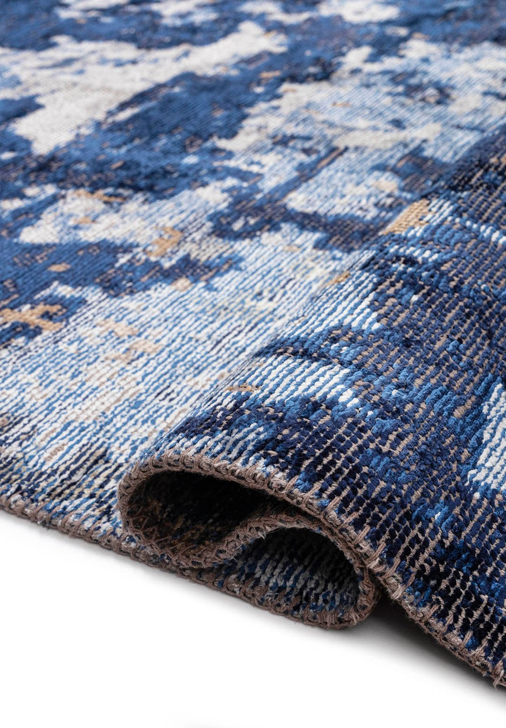 SERENITY BONE - NAVY BLUE - DARK NAVY - MINK - ICE BLUE - BEIGE RUG