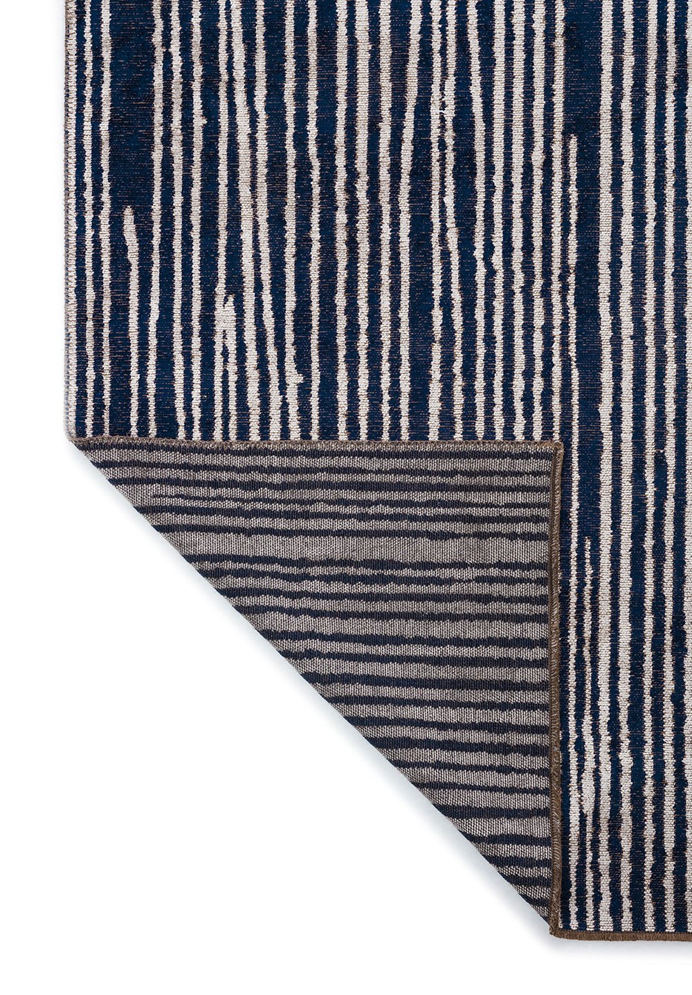 LUMOS DARK NAVY - LIGHT GREY RUG