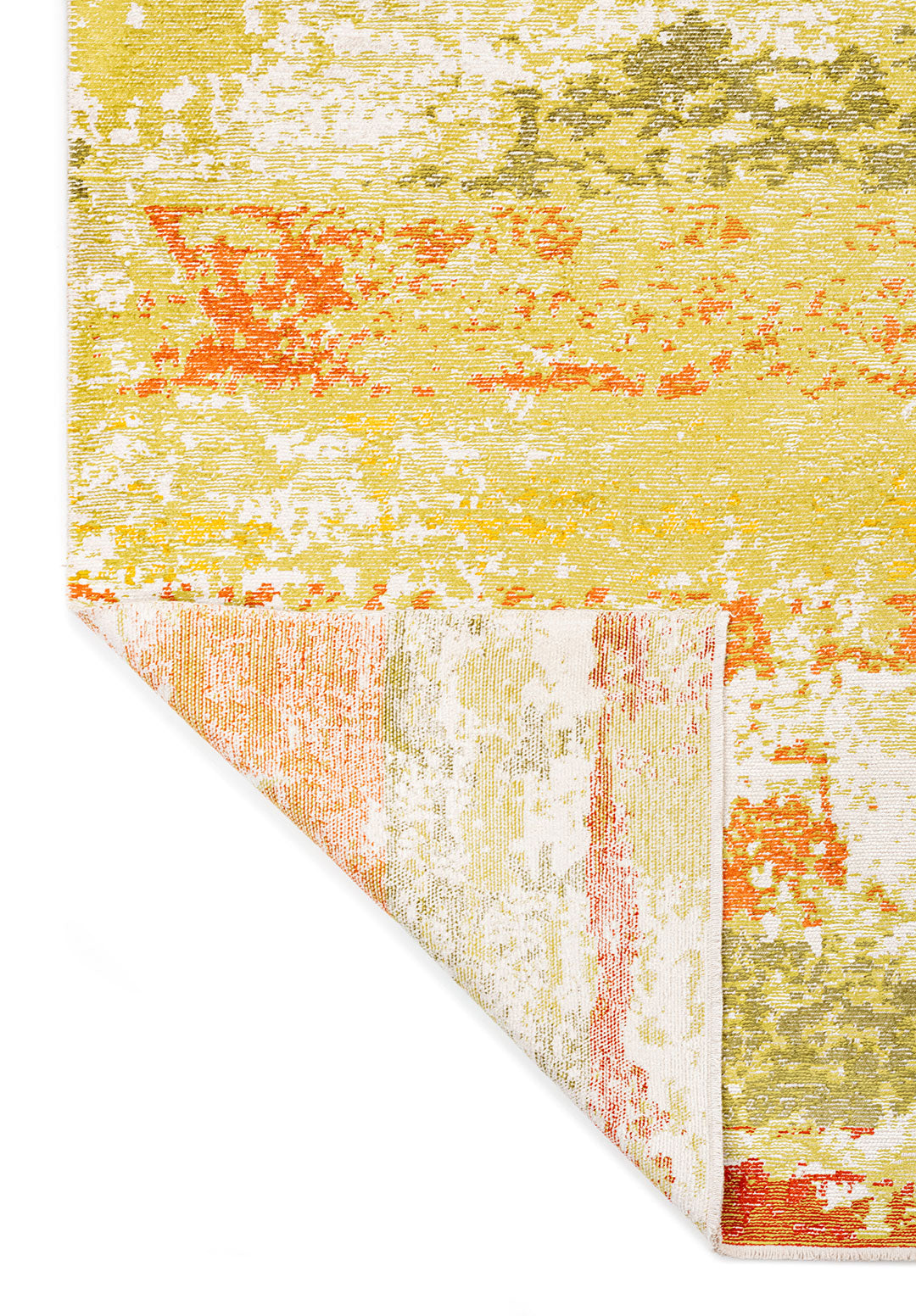 OASIS GREEN - RUST TERRA - YELLOW - LIGHT GREY - ECRU RUG