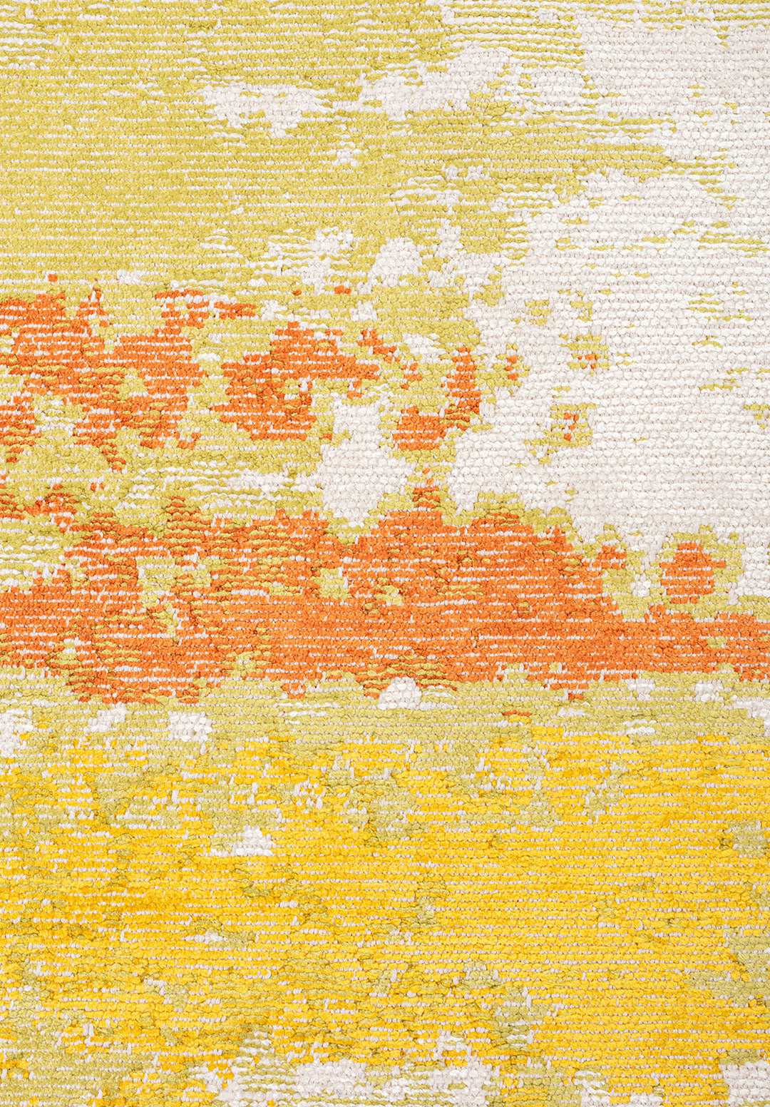 OASIS GREEN - RUST TERRA - YELLOW - LIGHT GREY - ECRU RUG