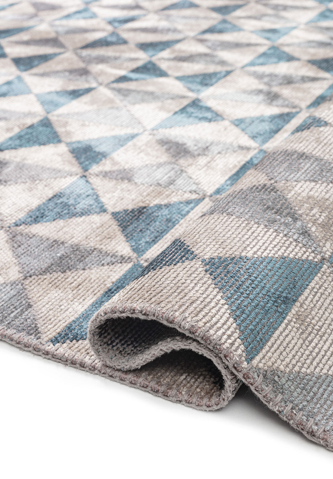 TETRA PETROL - BLUE - BONE RUG