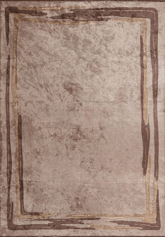 ROYAL DARK MINK - DARK BEIGE - BONE RUG