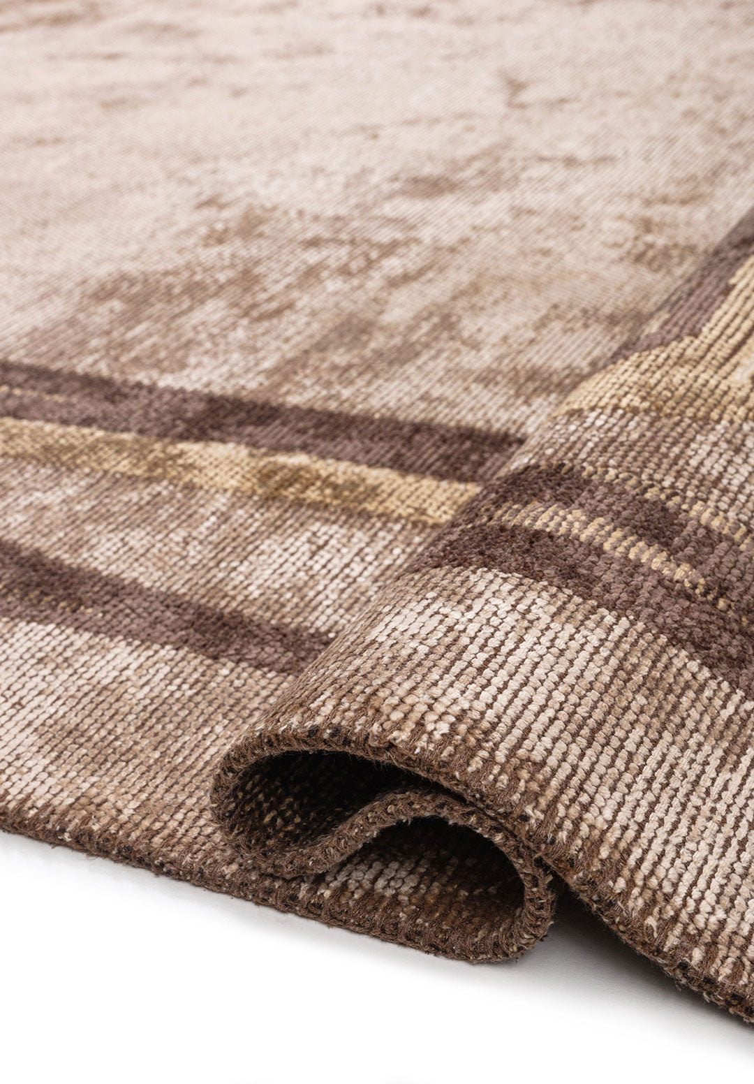 ROYAL DARK MINK - DARK BEIGE - BONE RUG