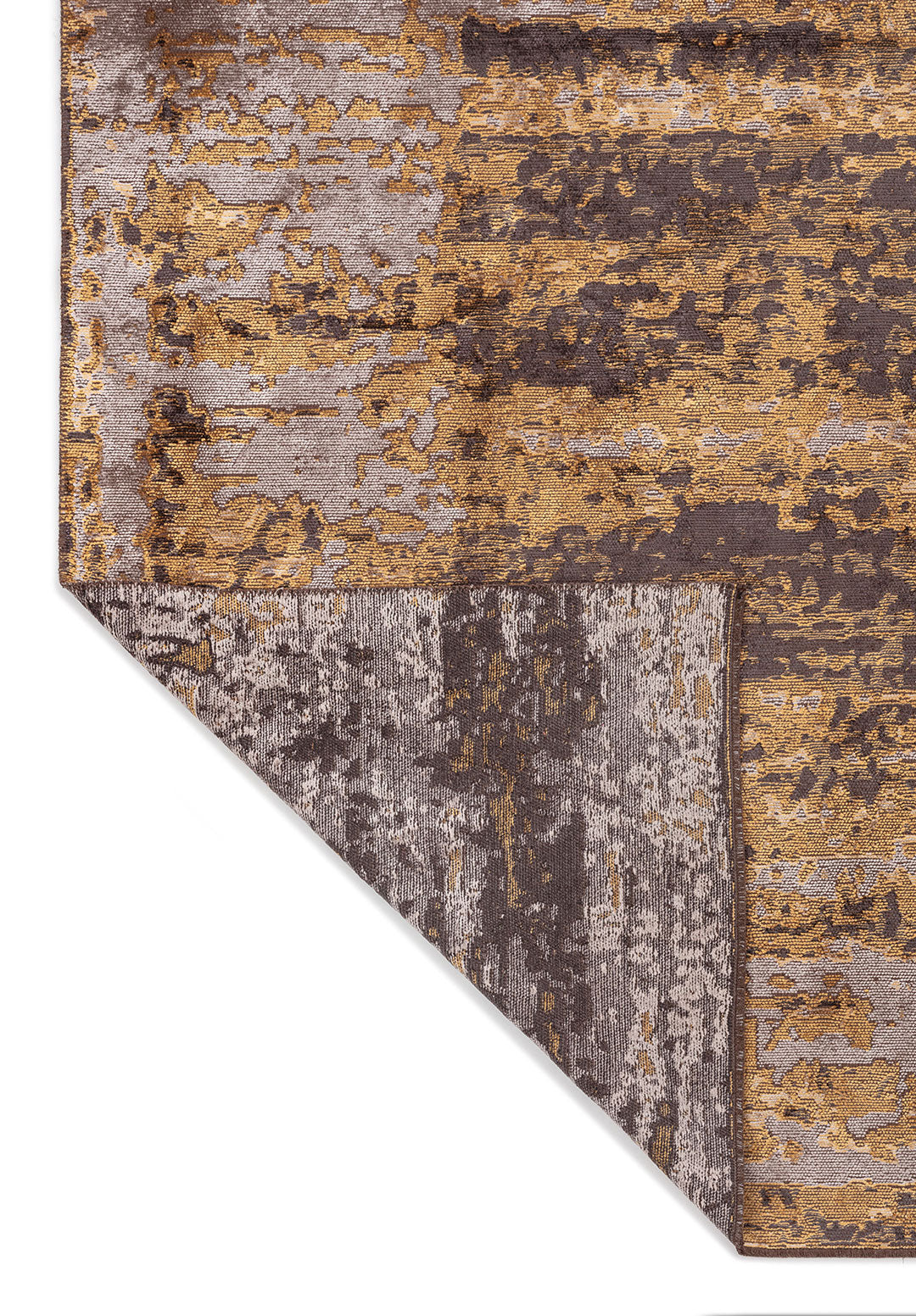 NEBULA CHARCOAL - GOLD - LIGHT GREY RUG